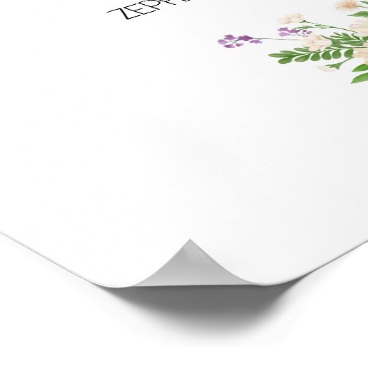 Waterverf Daisy Scripture Poster (Hoek)