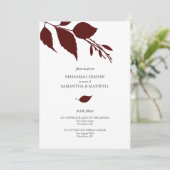 Waterverf - Dall Wedding Rehearsal Kaart (Staand voorkant)