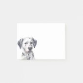 Waterverf Dalmatian Dog Pet Post-it® Notes (Voorkant)