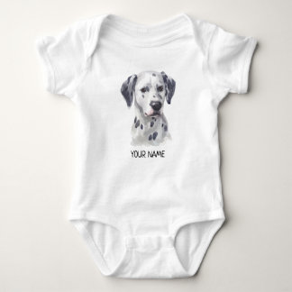 Waterverf Dalmatian Dog Pet Romper