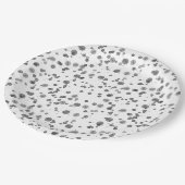 Waterverf Dalmatische vlekken patroon Papieren Bordje (Gekanteld)