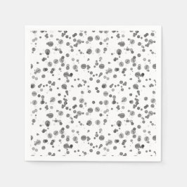 Waterverf Dalmatische vlekken patroon Servet