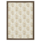 Waterverf Damask Print Regal wervelende Design Tafelkleed (Voorkant)