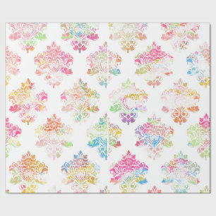 Waterverf damppakpapier cadeaupapier