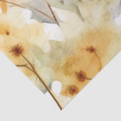 WATERVERF DANDELIOENEN HERFST BLOEMEN DECOUPAGE TISSUEPAPIER (Detail)