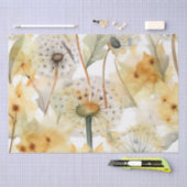WATERVERF DANDELIOENEN HERFST BLOEMEN DECOUPAGE TISSUEPAPIER (Craft)
