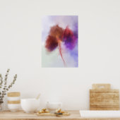 Waterverf Dandelion Tree Hybrid Painting Poster (Keuken)