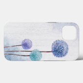 Waterverf Dandelions op hout Case-Mate iPhone Case (Achterkant (horizontaal))