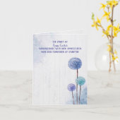 Waterverf Dandelions Sympathie Kaart (Gele Bloem)