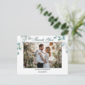 Waterverf Dank u FOTO-Briefkaart Briefkaart (Staand voorkant)