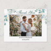Waterverf Dank u FOTO-Briefkaart Briefkaart (Voorkant)