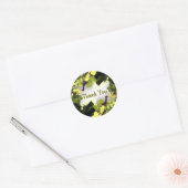 Waterverf Dank u het Schilderen Splatter Ronde Sticker (Envelop)