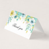 Waterverf Dank u kaart (Voorkant)