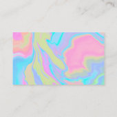 Waterverf Dank u Verf Splatter Visitekaartje (Achterkant)