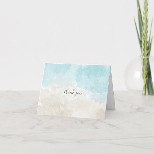 Waterverf dank u voor uw opmerking (Voorkant)