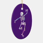 Waterverf dansende skeleton keramisch ornament (Rechts)