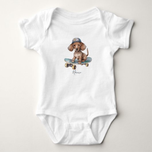 Waterverf Dasjbaby Body Romper (Voorkant)