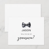 Waterverf Dasje Wil je mijn getuige zijn  Kaart (Voorkant / Achterkant)