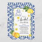 Waterverf Dat is Amore Lemon Vrijgezellenfeest Kaart (Voorkant / Achterkant)