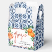 Waterverf Dat is Amore Spritz Positano Blauwe Tege Bedankdoosjes (Geopend)