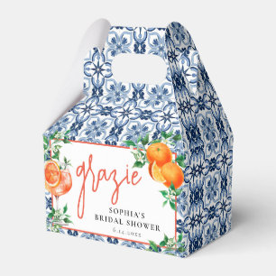 Waterverf Dat is Amore Spritz Positano Blauwe Tege Bedankdoosjes