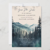 Waterverf de Boom van de Pijn sparen de Kaart van (Voorkant)