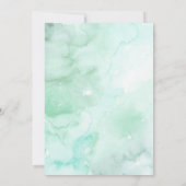 Waterverf De datum opslaan Kaart (Achterkant)