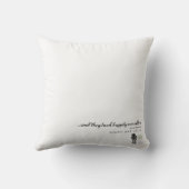 Waterverf de heer & mevrouw met tophoed, bloemen e kussen (Achterkant)