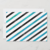 Waterverf de heer ONEderful Birthday Invitation Kaart (Achterkant)