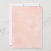 Waterverf deegbrander Baby shower Uitnodigen Kaart (Achterkant)