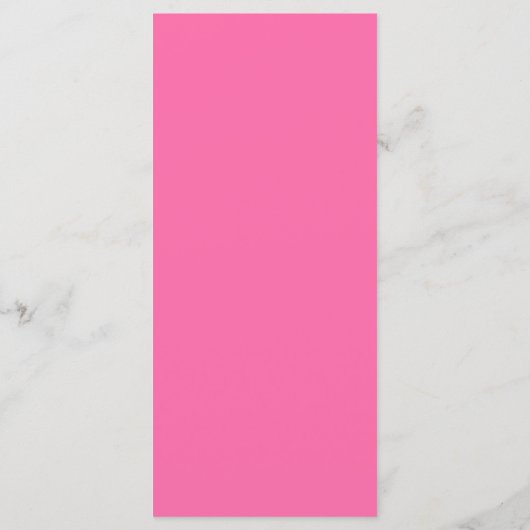 Waterverf Deegroller Rozen Cupcake Prijsmenu Menu (Achterkant)