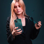 Waterverf Deep Ocean iPhone / iPad case