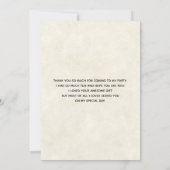 Waterverf Deer Laden Dank u Bedankkaart (Achterkant)