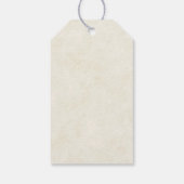  Waterverf Deer Lading Down Boho Dank u Cadeaulabel (Achterkant)