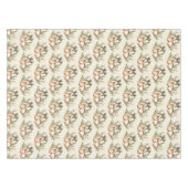 Waterverf Deer Lading Down Boho Pattern Tafelkleed (Voorkant (Horizontaal))