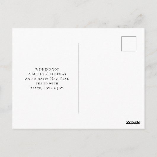  Waterverf Deer Laking Down Boho Kerstmis Briefkaart (Achterkant)