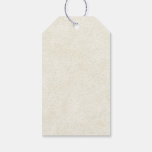  Waterverf Deer Laking Down Boho Kerstmis Cadeaulabel (Achterkant)