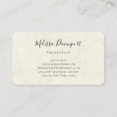  Waterverf Deer Laking Down Boho Kerstmis Visitekaartje (Achterkant)