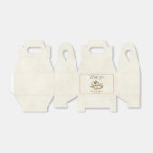 Waterverf Deer Laying Down Boho Bedankdoosjes (Uitgevouwen)