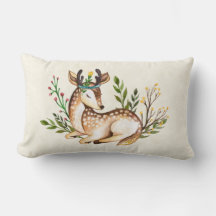  Waterverf Deer Laying Down Boho