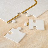 Waterverf Deer Laying Down Boho Legpuzzel (Zijkant)