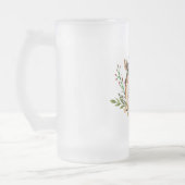 Waterverf Deer Laying Down Boho Matglas Bierpul (Links)