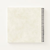  Waterverf Deer Laying Down Boho Notitieboek (Achterkant)