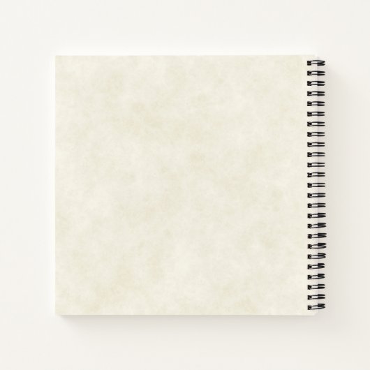  Waterverf Deer Laying Down Boho Notitieboek (Achterkant)