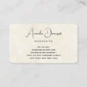  Waterverf Deer Laying Down Boho Visitekaartje (Achterkant)