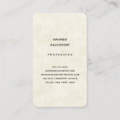 Waterverf Deer Laying Down Boho Visitekaartje (Achterkant)