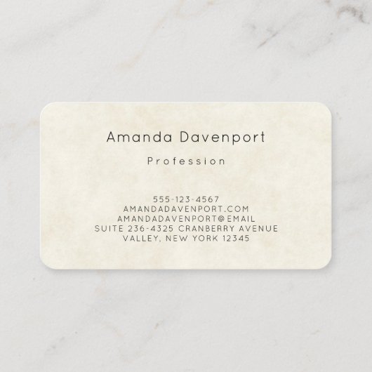  Waterverf Deer Laying Down Boho Visitekaartje (Achterkant)