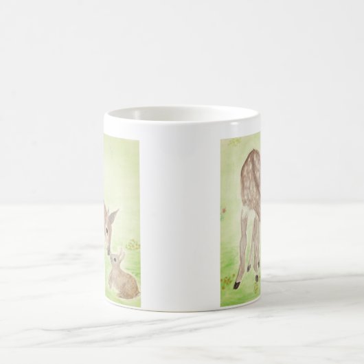 Waterverf Deer Mok (Center)