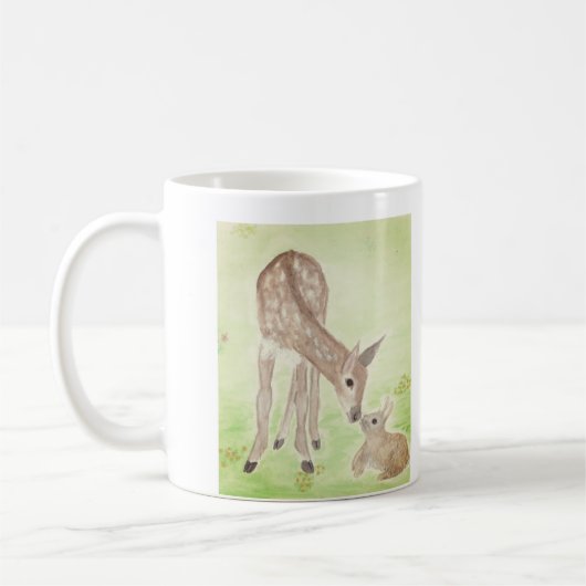 Waterverf Deer Mok (Links)