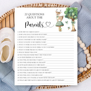 Waterverf Deer - spelletjes over de ouders